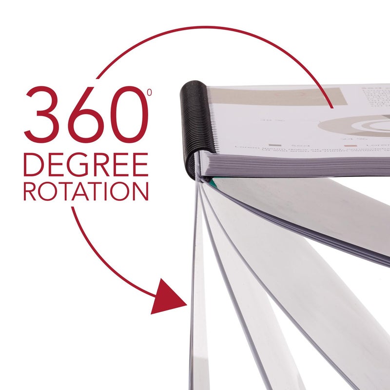 GBC عمود الربط GBC / لولبيات / لفائف، 5/8" قطر، سعة 110 ورقة، ProClick، أسود، 100 عبوة (2514517) - Image 4